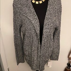 Liz Claiborne Black and White Cardigan